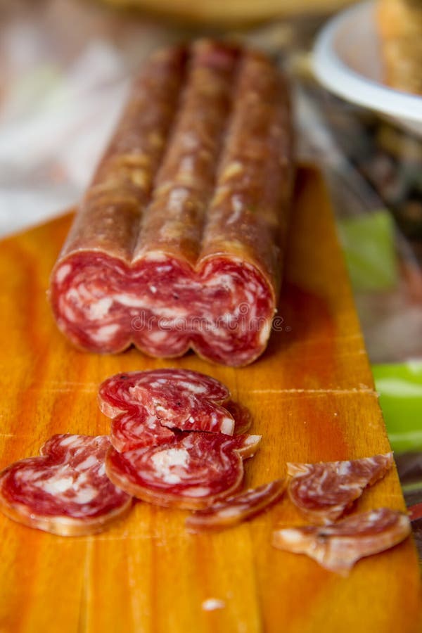 Salami is a Type of Cured Sausage Consisting of Fermented and Airdried