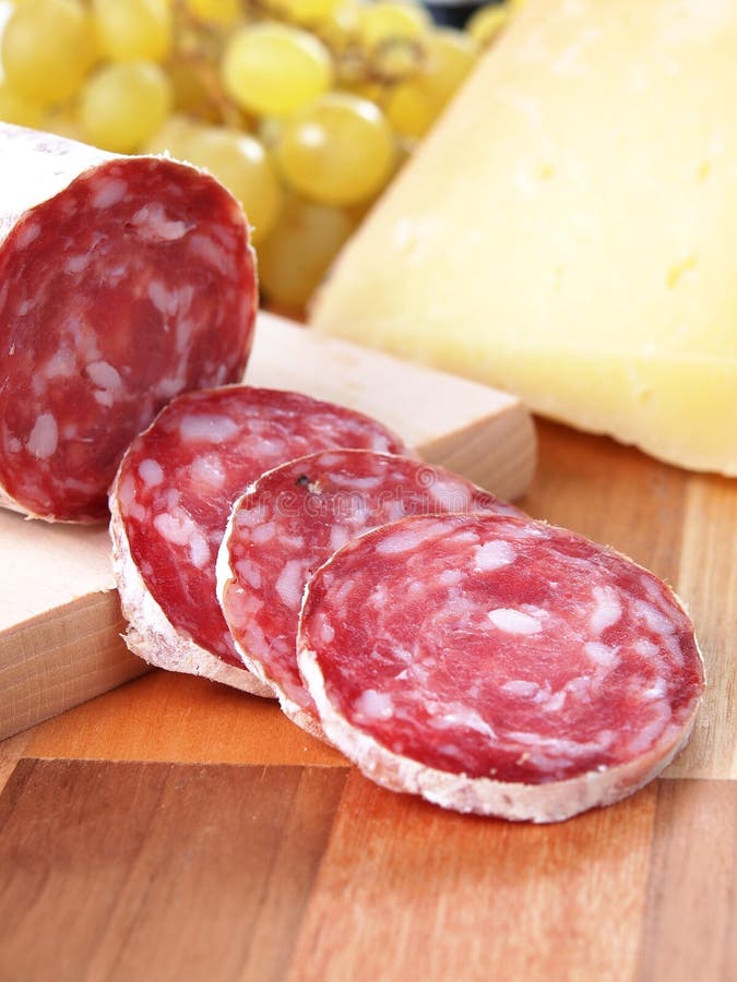 Typical Regional Italian Sausage Stock Image Image of peasant, sack 26803707