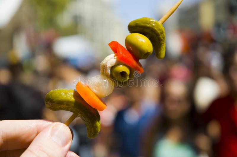 Typical Spanish Snack stock image. Image of spain, typical 3233793