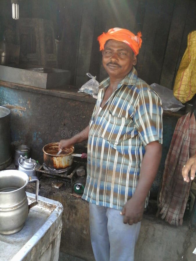 A Typical Tea Seller in India Editorial Photography Image of india