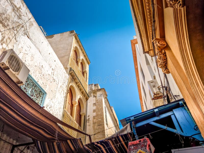 View of the Tunis market. View of the Tunis market