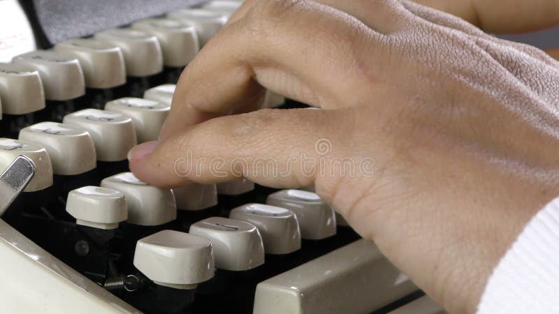 Typing to Typewriter Vintage