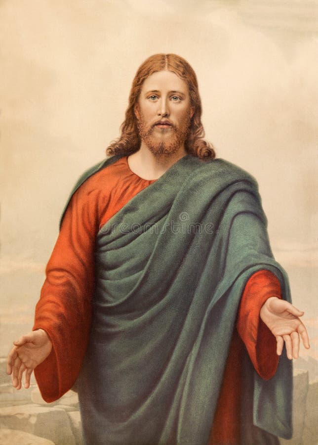 Typisches katholisches Bild von Jesus Christ