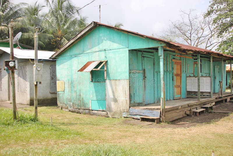 Typisk carribean hus arkivbilder Typisk carribean hus arkivbilder