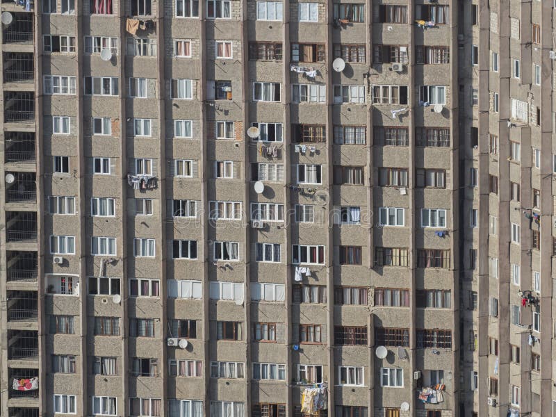 Typisk socialistisk lägenhetsuppbyggnad