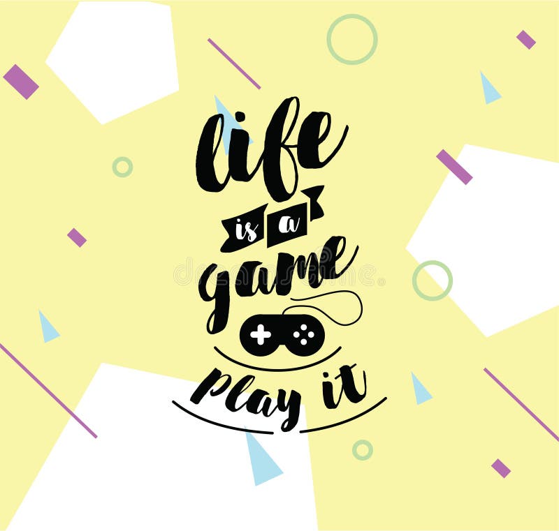 Life is an RPG Game Quote Poster