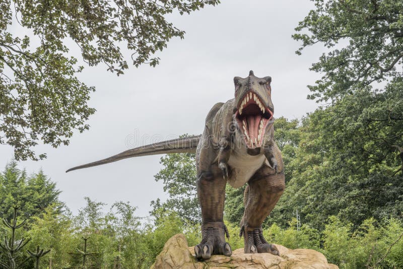 Tyrannosaure Rex, dinosaure carnivore de la période crétacée image libre de droits Tyrannosaure Rex, dinosaure carnivore de la période crétacée image libre de droits