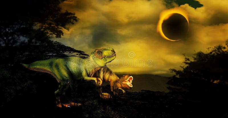 Tyrannosaurus Rex Solar Eclipse