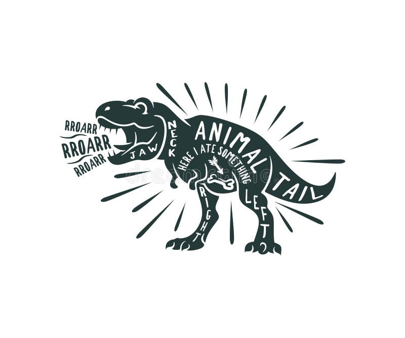 Tyrannosaurus Rex typography out of words, retro and vintage style, print for T-shirt and logo design. Dinosaur, animals, wildlife and nature, vector design and illustration. Tyrannosaurus Rex typography out of words, retro and vintage style, print for T-shirt and logo design. Dinosaur, animals, wildlife and nature, vector design and illustration