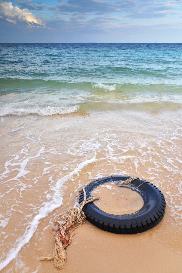 Tyre Swing on the beach, Samed Thailand