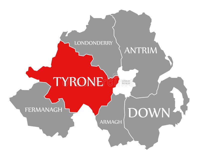 Map Of County Tyrone Northern Ireland Map Tyrone Stock Illustrations – 19 Map Tyrone Stock Illustrations, Vectors  & Clipart - Dreamstime