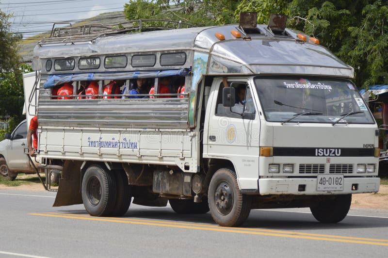 Táxi de camião Tailândia imagem de stock royalty free