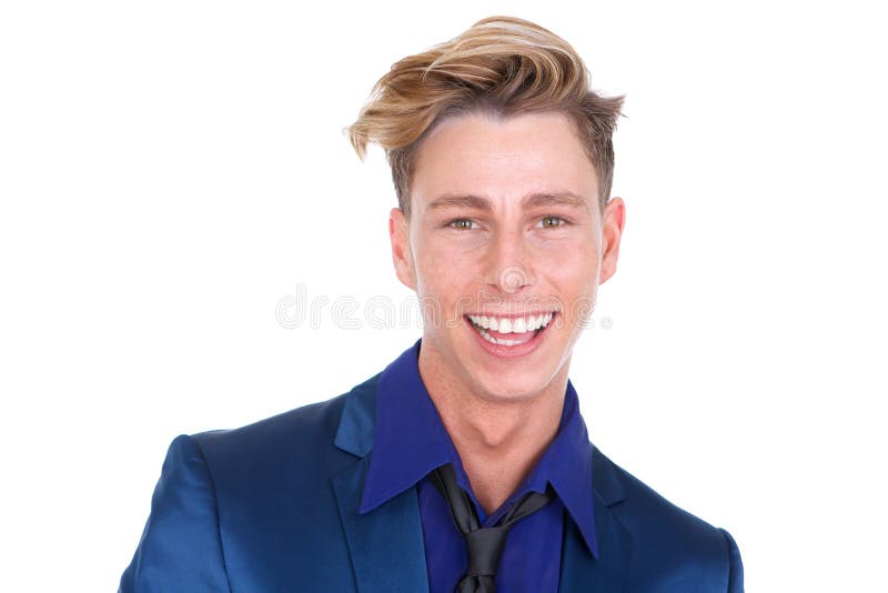Tânăr chipeș care zâmbește royalty free stock photos