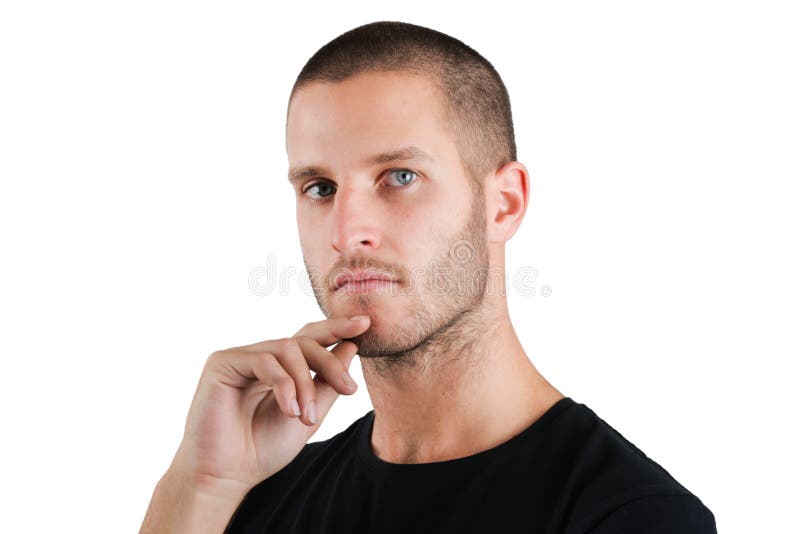 Tânăr inteligent royalty free stock image