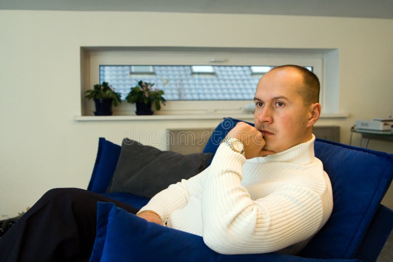 Tänka för affärsman fotografering för bildbyråer