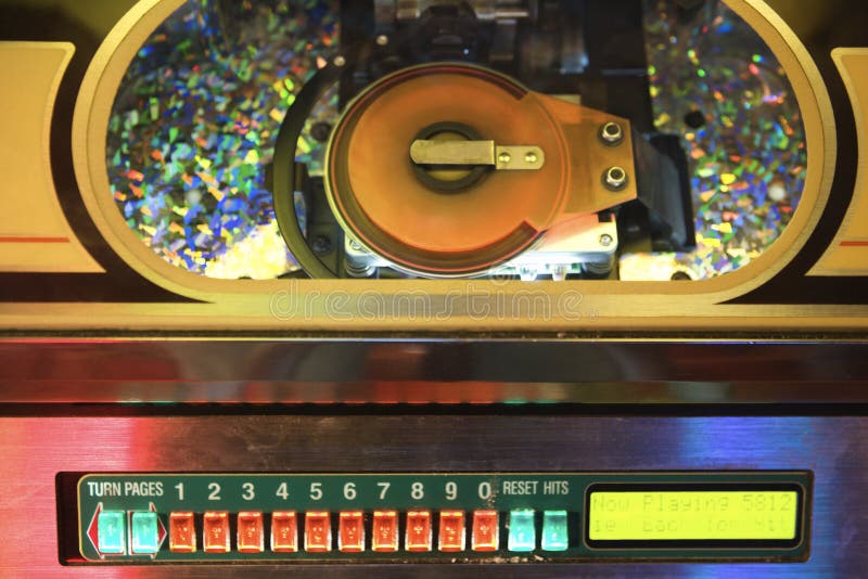 tät jukebox upp royaltyfri bild tät jukebox upp royaltyfri bild