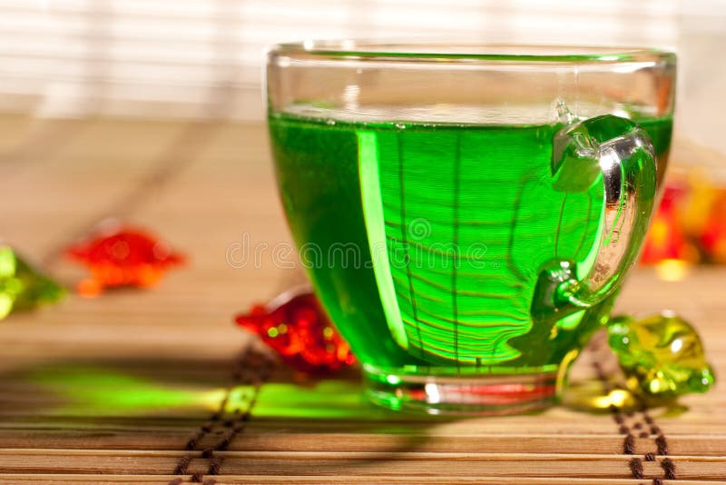 Té verde fotografía de archivo libre de regalías Té verde fotografía de archivo libre de regalías