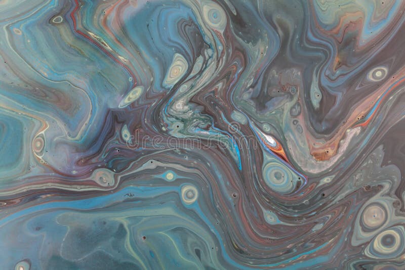 Old marbled paper technique texture. Handmade marbleized effect with acrylic paints. Old marbled paper technique texture. Handmade marbleized effect with acrylic paints