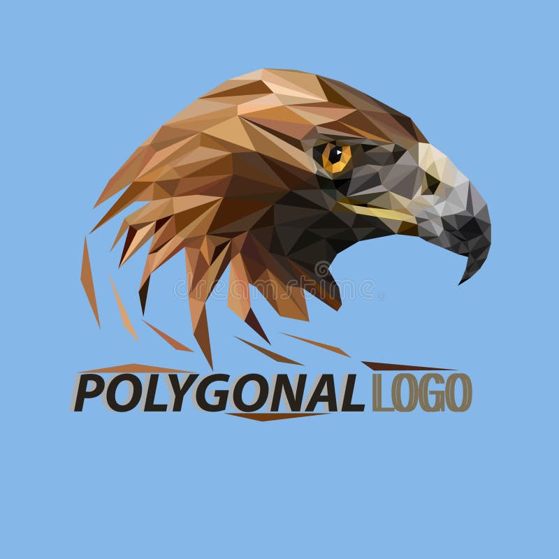 Eagle head logo design with polygonal technique. Unique logo design is simple and attractive. a logo for a company, organization and business. Eagle head logo design with polygonal technique. Unique logo design is simple and attractive. a logo for a company, organization and business.