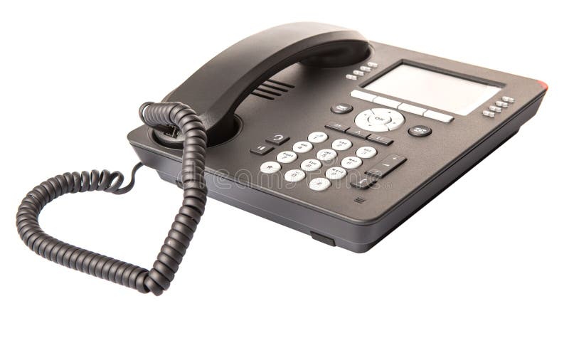 Téléphone de bureau moderne II photo stock Téléphone de bureau moderne II photo stock
