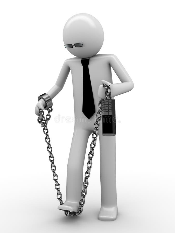 Trying to break phone addiction! Man chained with mobile phone 4. Trying to break phone addiction! Man chained with mobile phone 4
