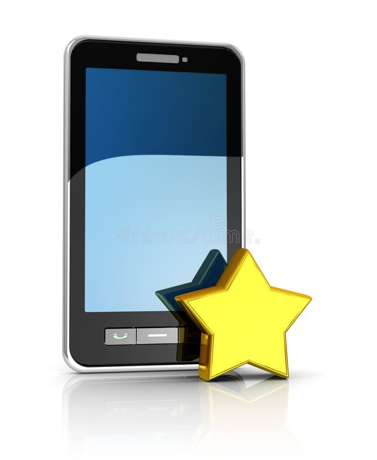 Téléphone portable préféré illustration libre de droits Téléphone portable préféré illustration libre de droits