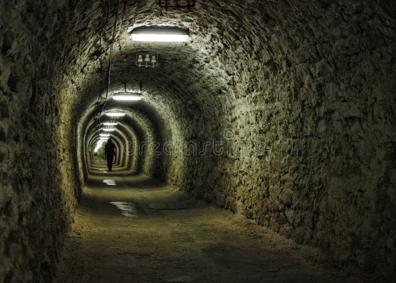 Túnel da mina de sal fotografia de stock royalty free Túnel da mina de sal fotografia de stock royalty free