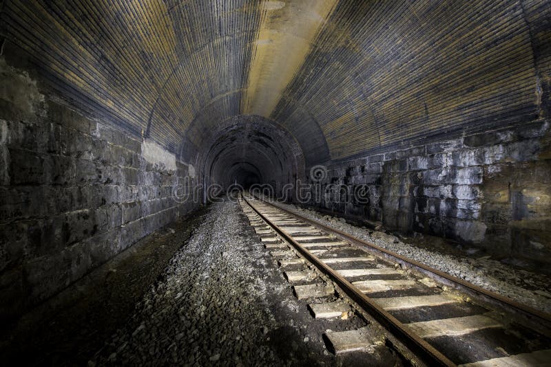 Túnel Ferroviario Abandonado - Pennsylvania fotografía de archivo libre de regalías