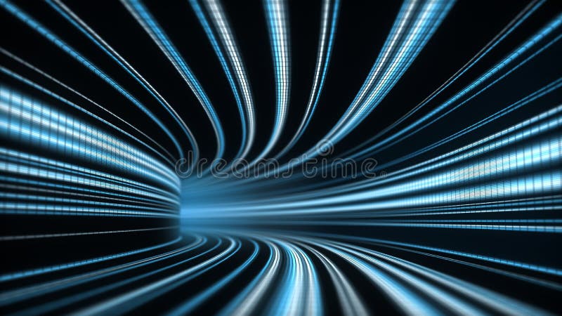 Túnel do tempo fotografia de stock royalty free Túnel do tempo fotografia de stock royalty free