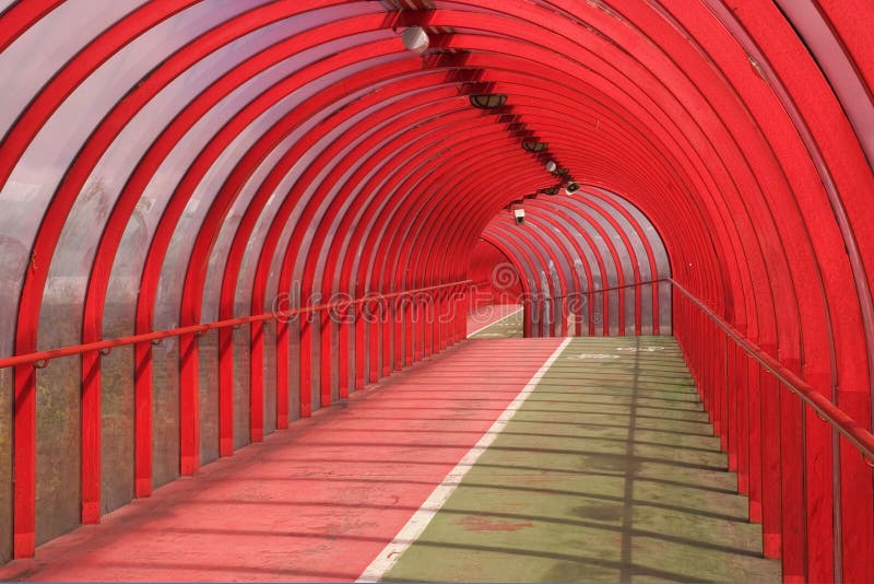 Túnel vermelho 2 foto de stock Túnel vermelho 2 foto de stock