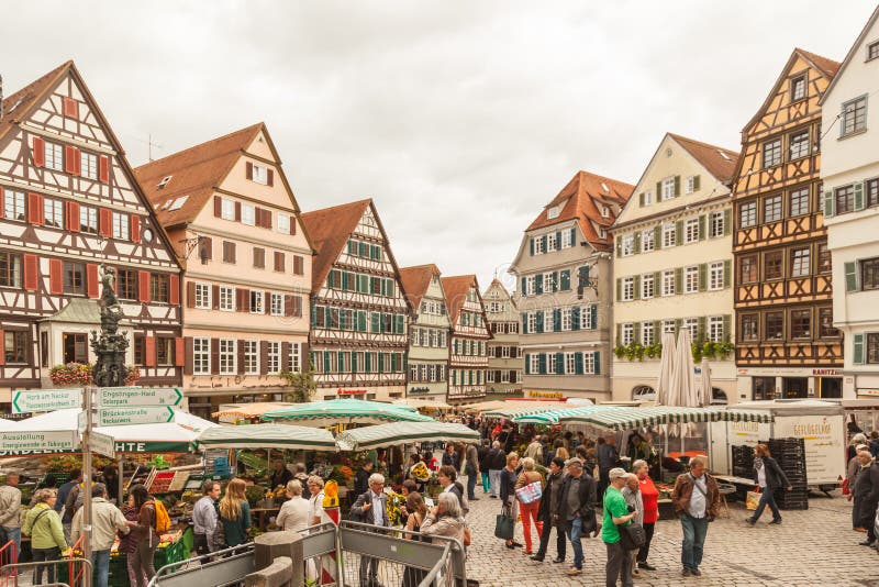 Tübingen, Duitsland stock afbeelding Tübingen, Duitsland stock afbeelding