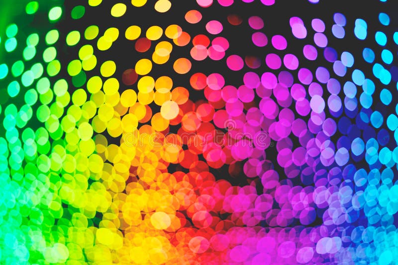 Tęczy bokeh kolorowej iluminacji tapetowa tekstura, defocused ilustracja wektor Tęczy bokeh kolorowej iluminacji tapetowa tekstura, defocused ilustracja wektor