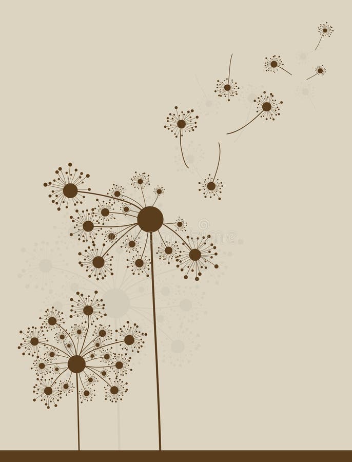 tła bstract dandelion