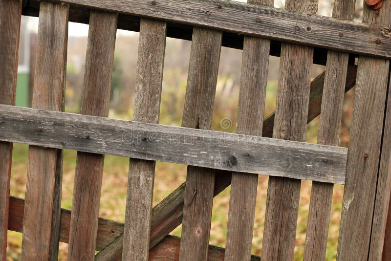 Tła drewniany płotowy stary zdjęcie stock