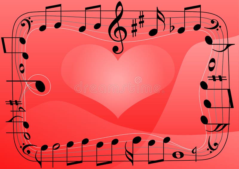 tła kierowej miłości muzyczny musical zauważa symbole ilustracji tła kierowej miłości muzyczny musical zauważa symbole ilustracji