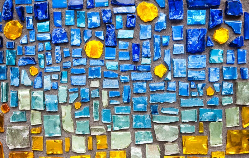 Tła kolorowa szklana mozaiki ściana