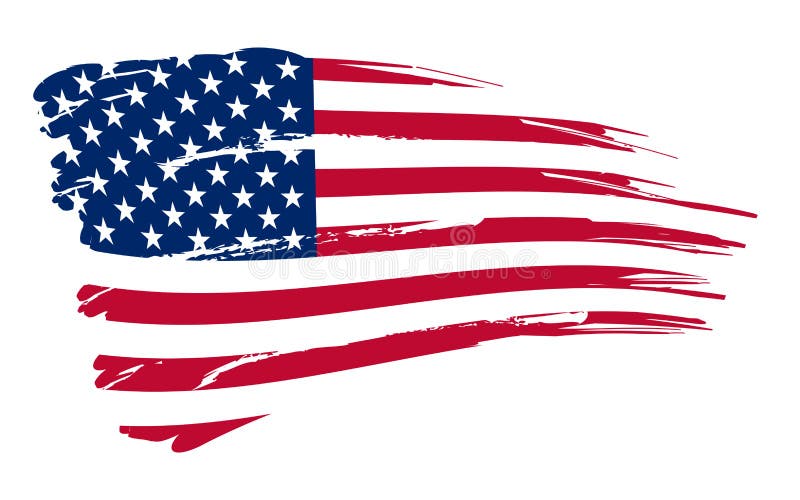 Tło amerykańska flaga