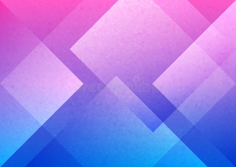 Tło geometryczne gradientu wektorowego niebieskiego i różowego z wielokątami i wzorkiem Grungy ilustracji Tło geometryczne gradientu wektorowego niebieskiego i różowego z wielokątami i wzorkiem Grungy ilustracji