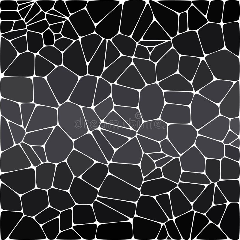 Tło geometryczne z ciemnoszarymi kamykami. element projektu. eps 10 ilustracji