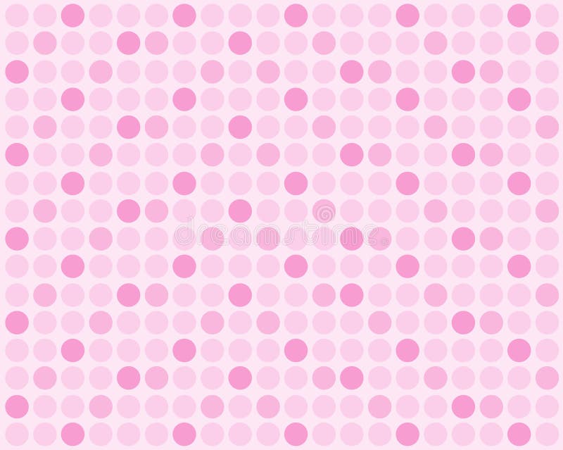 Light and dark beautiful pink polka / halftone dots / circles on light pink background design / backdrop. Light and dark beautiful pink polka / halftone dots / circles on light pink background design / backdrop