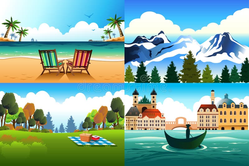 Tło portfolio więcej mój podróż ilustracji