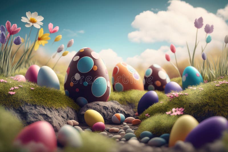 Tło radosne. ilustracja ai generative ilustracji