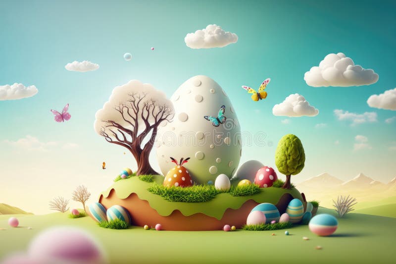 Tło radosne. ilustracja ai generative ilustracja wektor