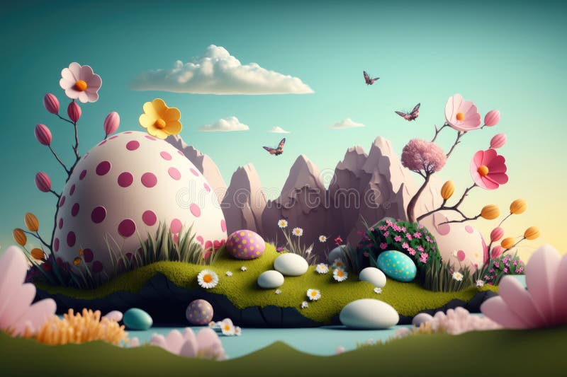 Tło radosne. ilustracja ai generative royalty ilustracja