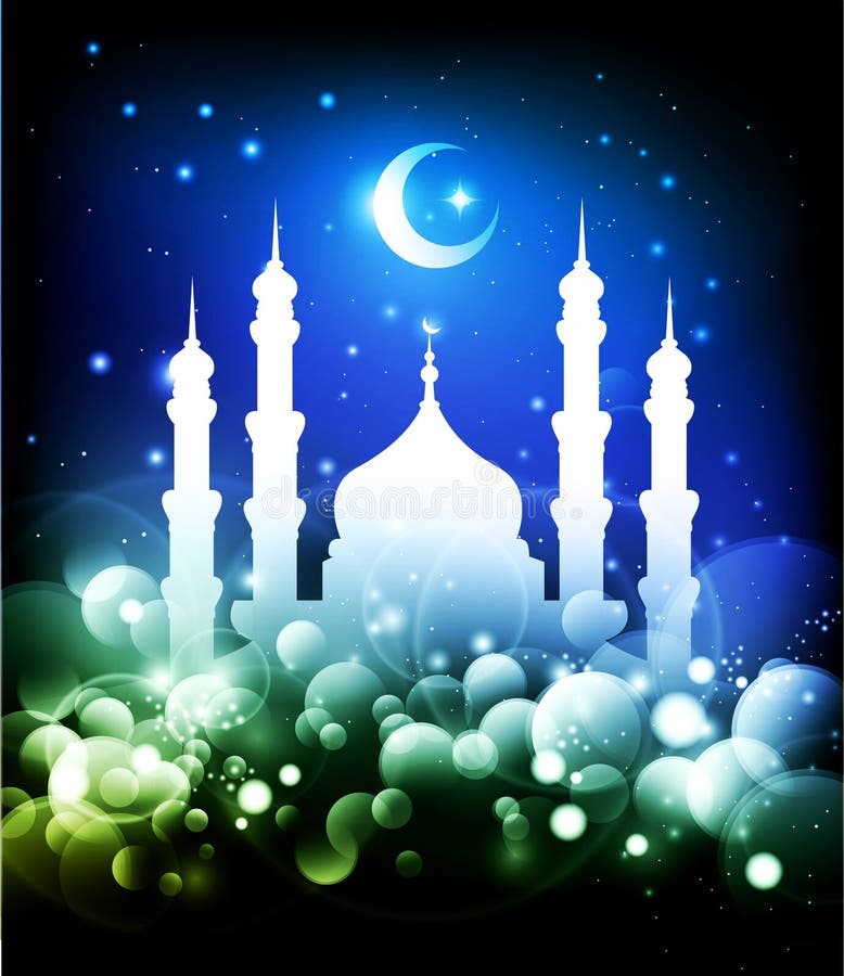Tło ramadan royalty ilustracja