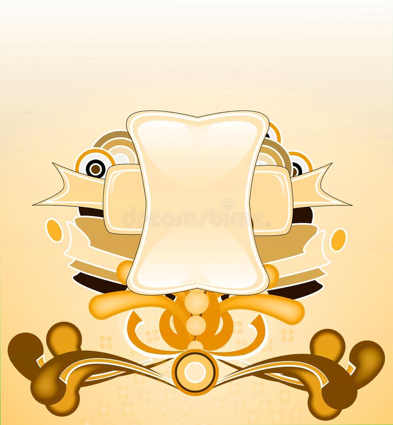Tło sztandar royalty ilustracja
