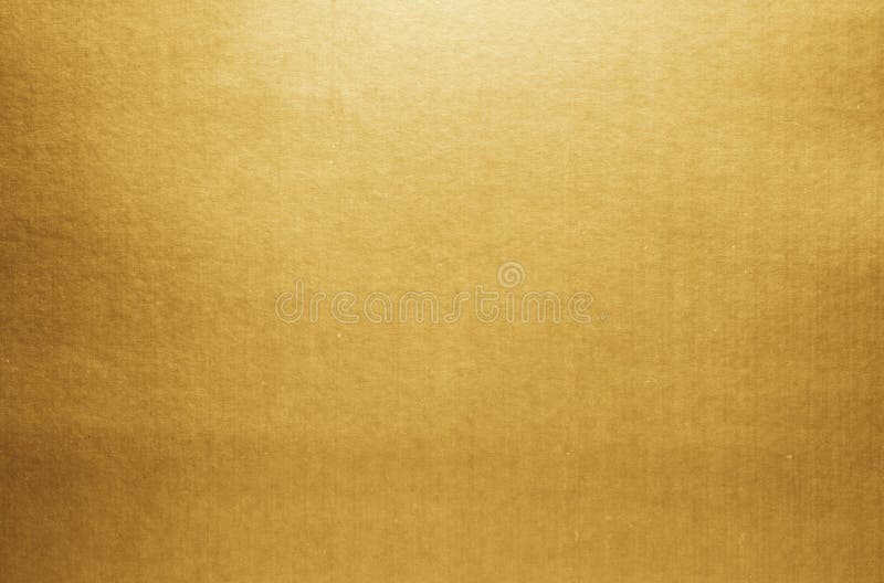Tło tekstury papieru w kolorze złotym Złoty metaliczny bibuły gładkie odbicie powierzchni arkusza