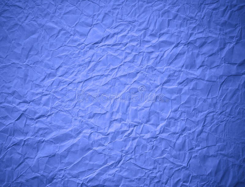 Tło wykonane z niebieskiego papieru kruszonego obrazy royalty free