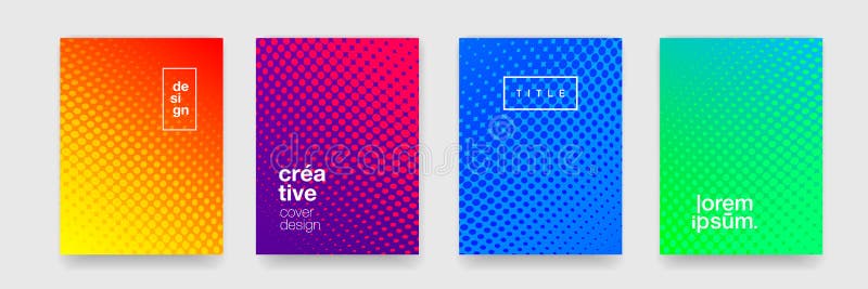 Tło wzory, abstrakcjonistyczny nowożytny koloru gradient i okrąg linia, projektują elementy Wektorowi płascy geometryczni kształt ilustracji