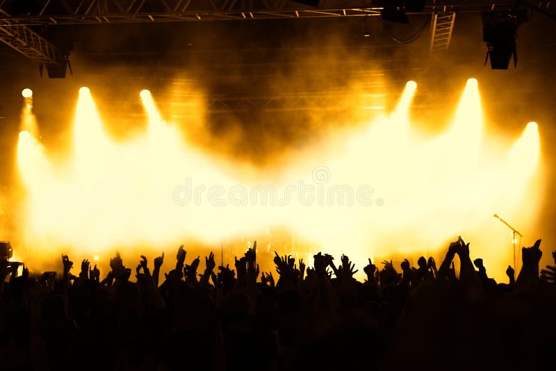 tłum na koncert zdjęcia stock tłum na koncert zdjęcia stock